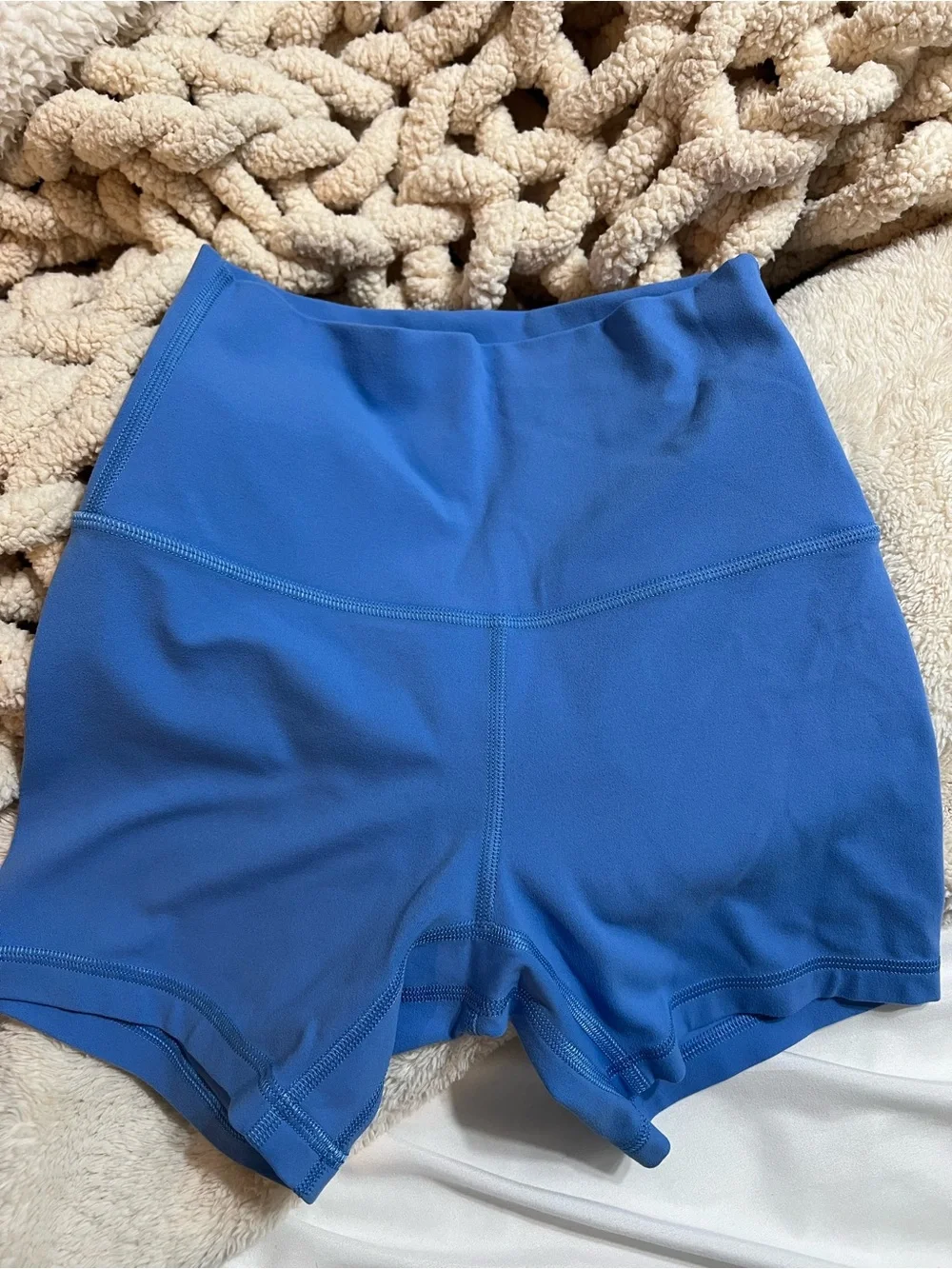 Lululemon align blue biker shorts